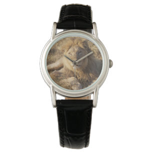 Löwe-Uhr Armbanduhr