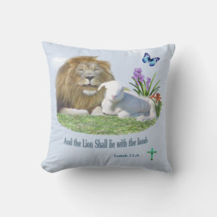 Löwe und das Lamm Kissen