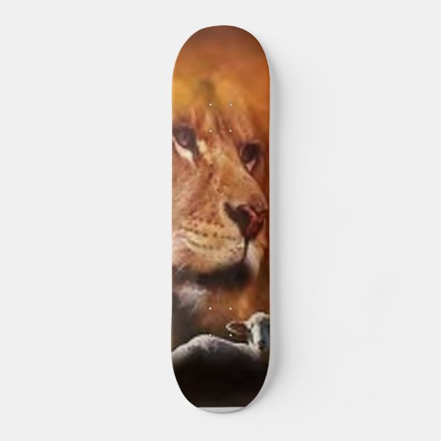 LÖWE UND DAS LAMM SKATEBOARD (Vorderseite)
