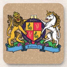 Löwe und Einhorn Rampant Bierdeckel Getränkeuntersetzer