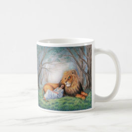 Löwe und ich kaffeetasse