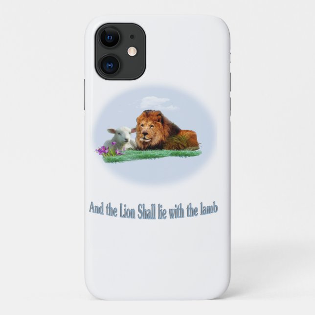Löwe und Lamb Case-Mate iPhone Hülle (Rückseite)
