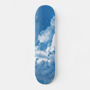 Löwe und Lamm in den Wolken Skateboard