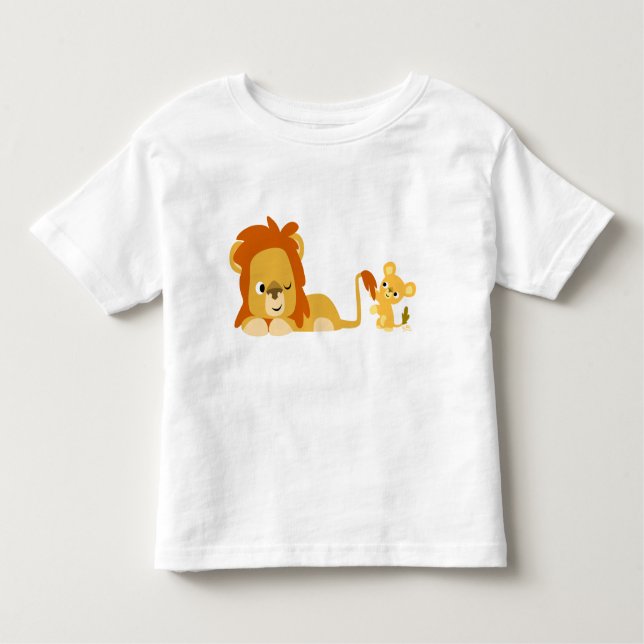 Löwe-Vater- und CUB-KindT - Shirt (Vorderseite)