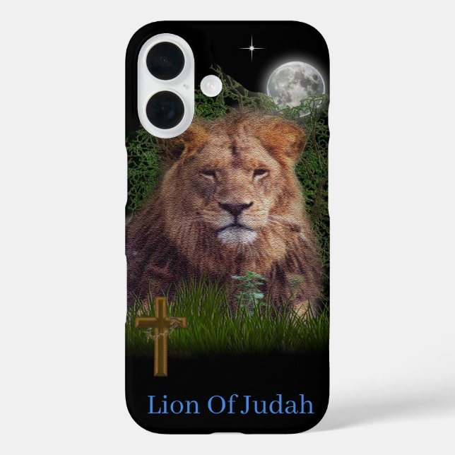 Löwe von Juda iPhone 16 Hülle (Rückseite)