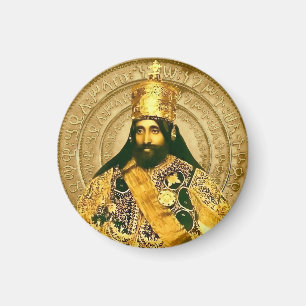 Löwe von Juda Jah Army Haile Selassie Rasta Roots Magnet