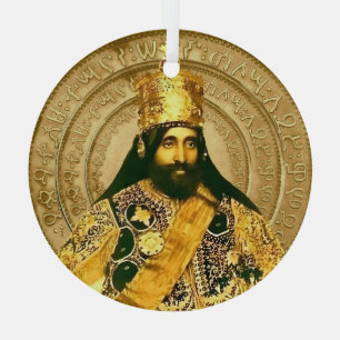 Löwe von Juda Jah Army Haile Selassie Rasta Weihna Ornament Aus Glas