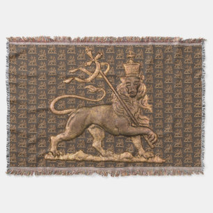 Löwe von Juda Jah Army INI Haile Selassie Rasta Decke