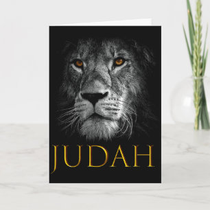 Löwe von Juda Jesus Christlicher Glaube über Angst Karte