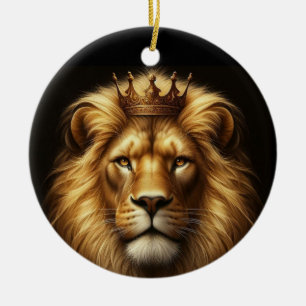 LÖWE VON JUDA JESUS WEIHNACHTSDEKORATION KERAMIK ORNAMENT