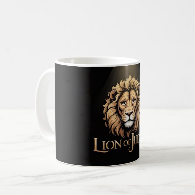 Löwe von Juda Kaffeetasse (Vorderseite Links)