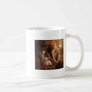 Löwe von Juda Lamm Gott Kreuz Jesus Licht Gott Kaffeetasse