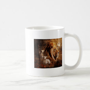 Löwe von Juda Lamm Gott Kreuz Jesus Licht Gott Kaffeetasse