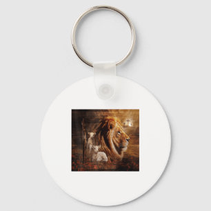 Löwe von Juda Lamm Gottes Kreuz Jesus Licht Gottes Schlüsselanhänger