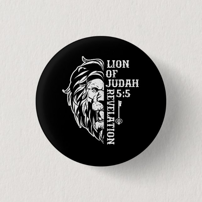Löwe von Judah 5 5 Christlich Graphic Design Chris Button (Vorderseite)