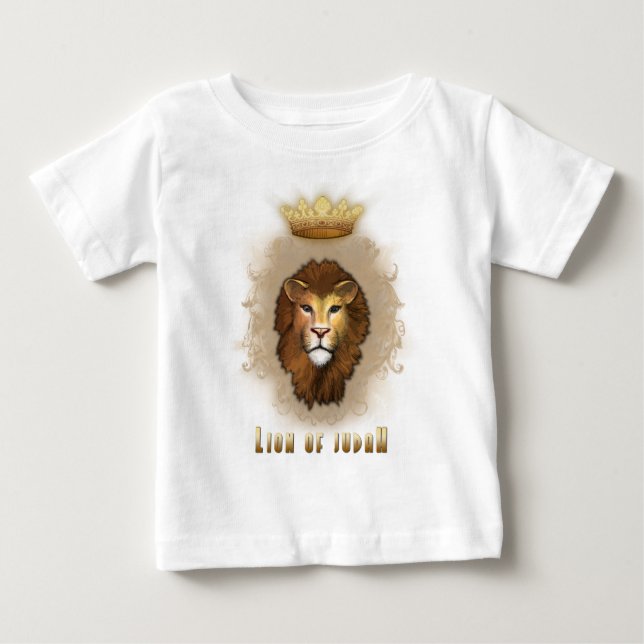 Löwe von Judah Baby T-shirt (Vorderseite)