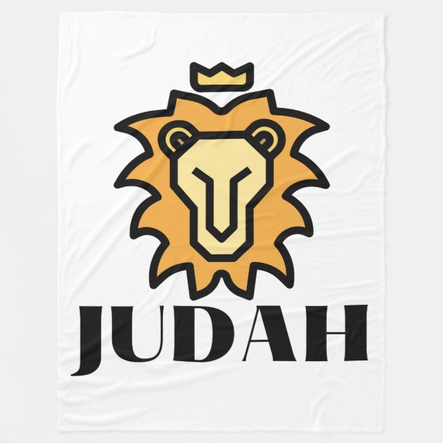 Löwe von Judah Faith auf Basis Fleecedecke (Vorderseite)