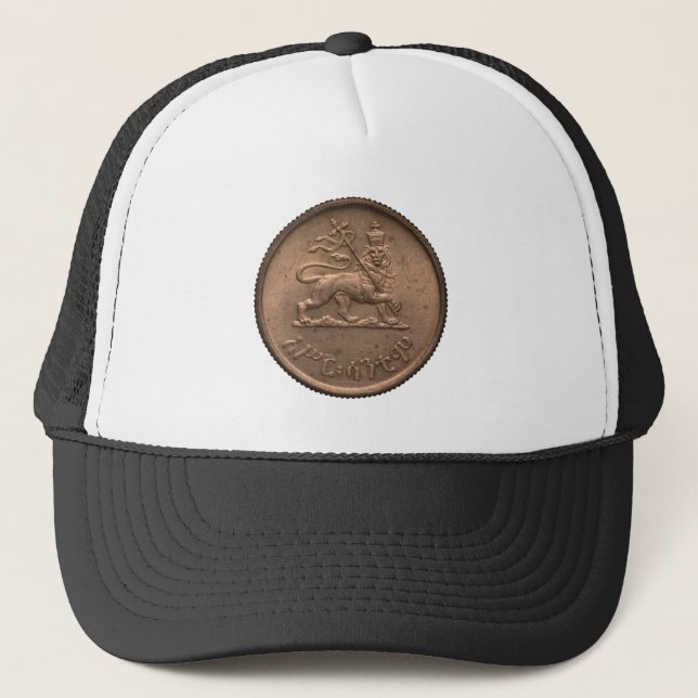 Löwe von Judah - Haile Selassie - Trucker Cap Truc Truckerkappe (Vorderseite)