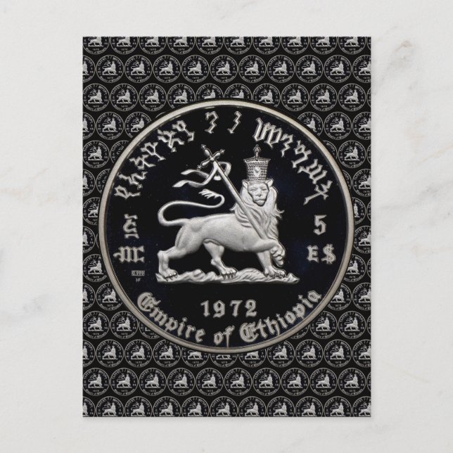 Löwe von Judah - Jah Rastafari - Postcard Postkarte (Vorderseite)