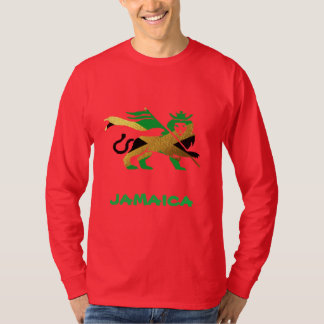 Löwe von Judah, jamaikanische Flagge T-Shirt