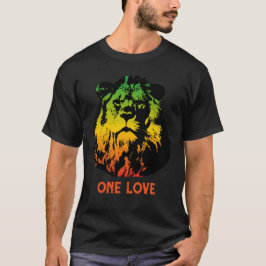 Löwe von Judah One Liebe Rastafari T-Shirt
