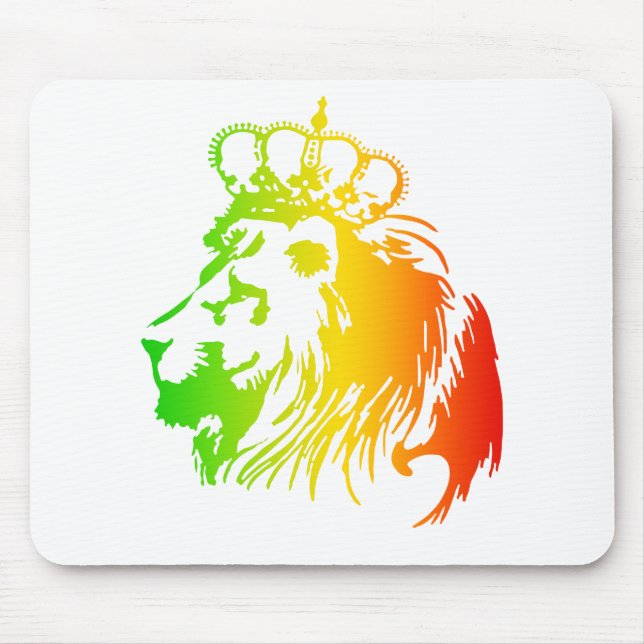 Löwe von Judah - Rasta Mousepad (Vorne)