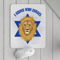 Löwe von Judah Star von David . Stand mit Israel