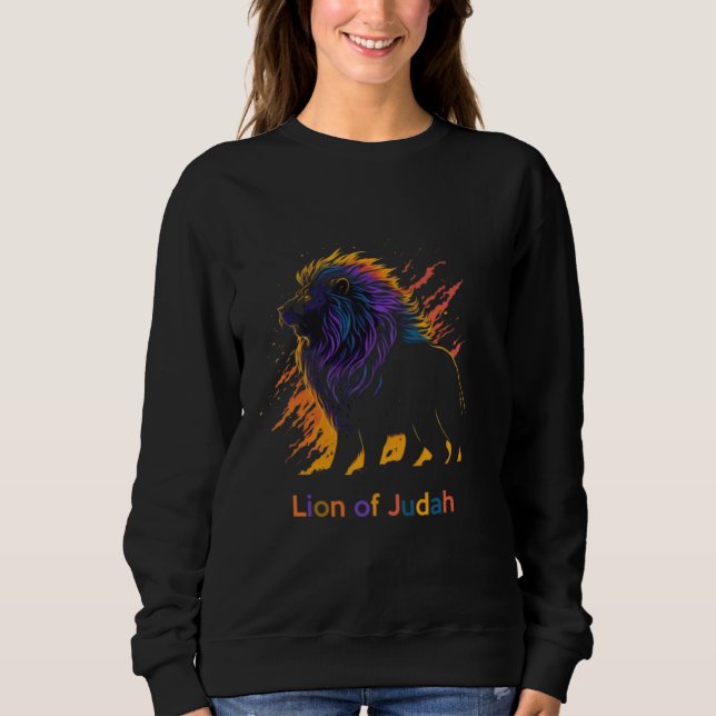 Löwe von Judah Sweatshirt (Vorderseite)
