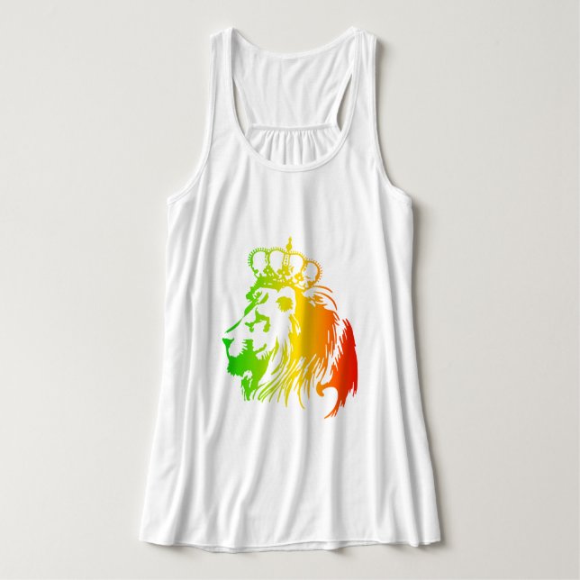 Löwe von Judah Tank Top (Design Vorderseite)