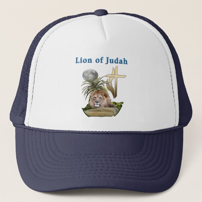 Löwe von Judah Truckerkappe (Vorderseite)