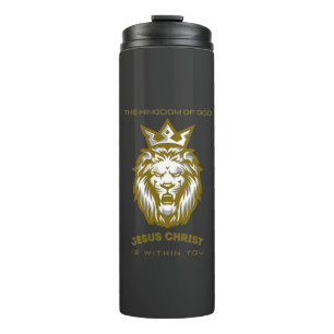Löwe von Judah Tumbler - Königreich des Gottes Des Thermosbecher