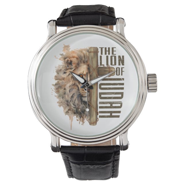 Löwe von Judah Watch Armbanduhr (Vorderseite)