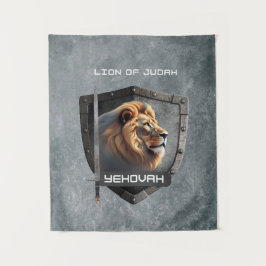 Löwe von Judah Yehovah Wandteppich
