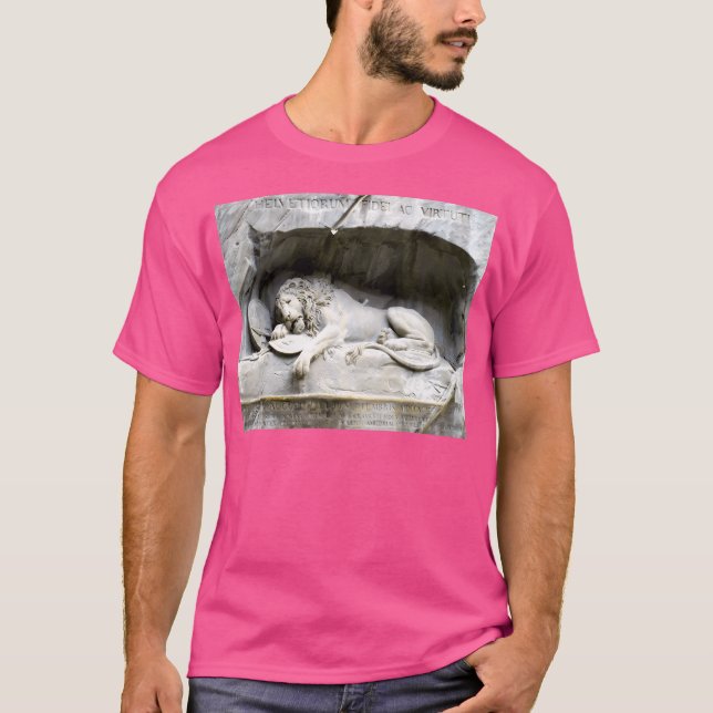 Löwe von Luzern T-Shirt (Vorderseite)