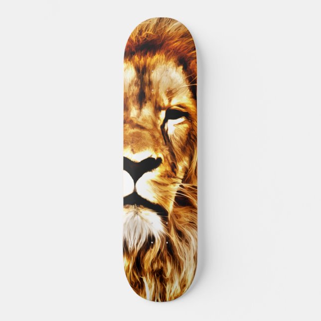 Löwe von Royal Stehend Skateboard (Vorderseite)