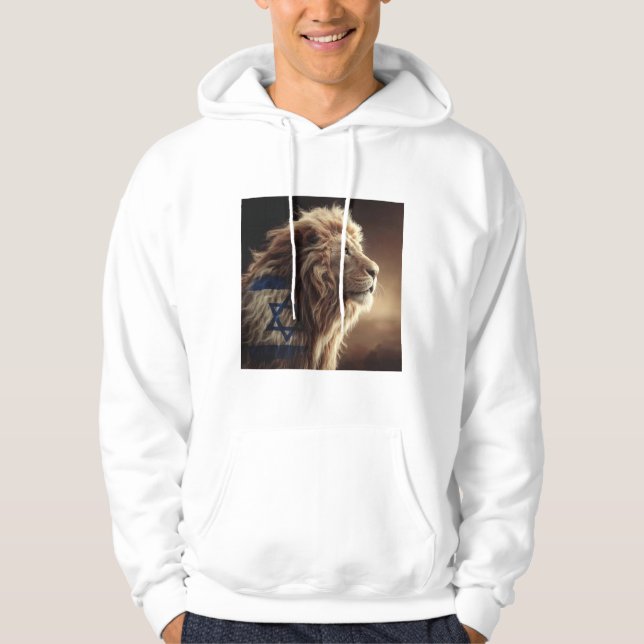 Löwe von Zion hoodie (Vorderseite)