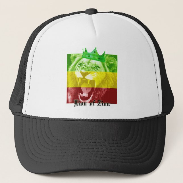 Löwe von Zion Truckerkappe (Vorderseite)
