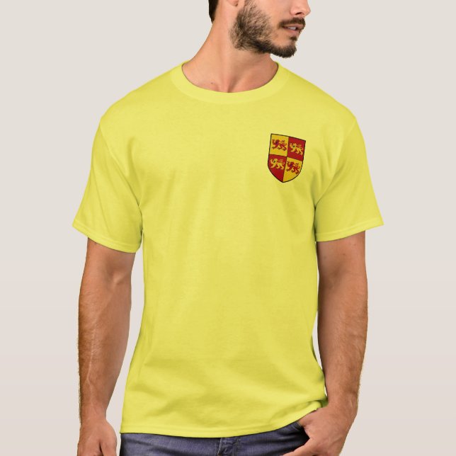 Löwe-Wappen Wales vier Shirt (Vorderseite)