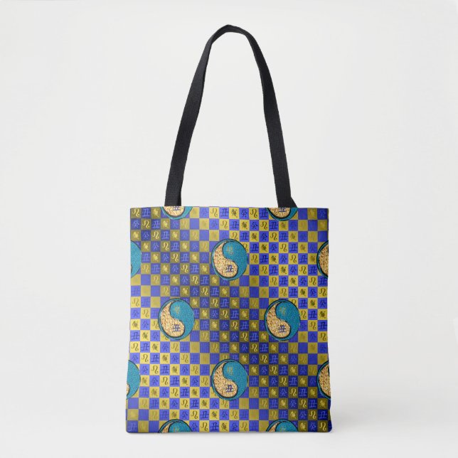 Löwe & Wasserbüffel Tasche (Vorderseite)