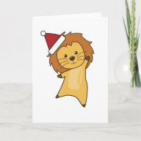 Löwe Weihnachten Süße Tiere Für Kinder Löwin