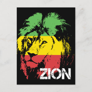 Löwe Zion Postkarte