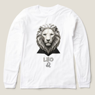 Löwe Zodiac Löwe Klassisch Schwarz Weiß Astrologie Tri-Blend Shirt