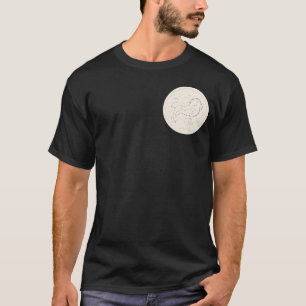 Löwe Zodiac Sternbild Minimalistischer Sternzeiche T-Shirt