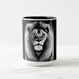 Löwe Zweifarbige Tasse