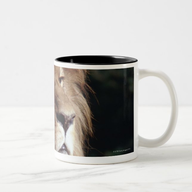 Löwe Zweifarbige Tasse (Rechts)
