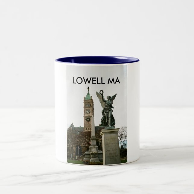 Lowell MA City Hall Café Mug (Centre)