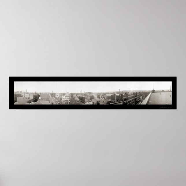 Lowell, MA Foto 1910 Poster (Vorne)