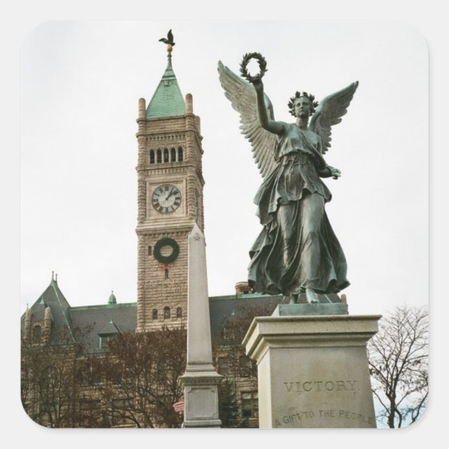 LOWELL MASSACHUSETTS CITY HALL STICKER (Vorderseite)