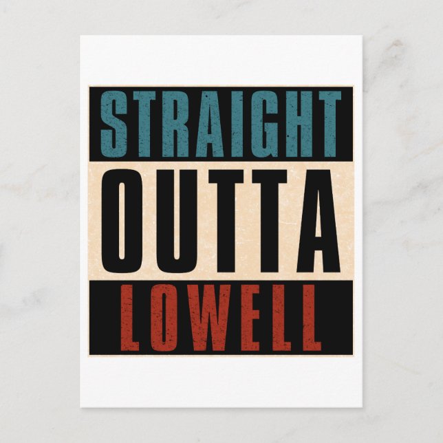 Lowell Massachusetts MA Postkarte (Vorderseite)