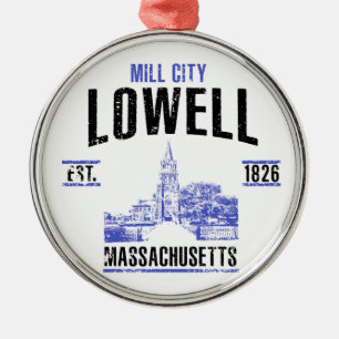 Lowell Ornament Aus Metall